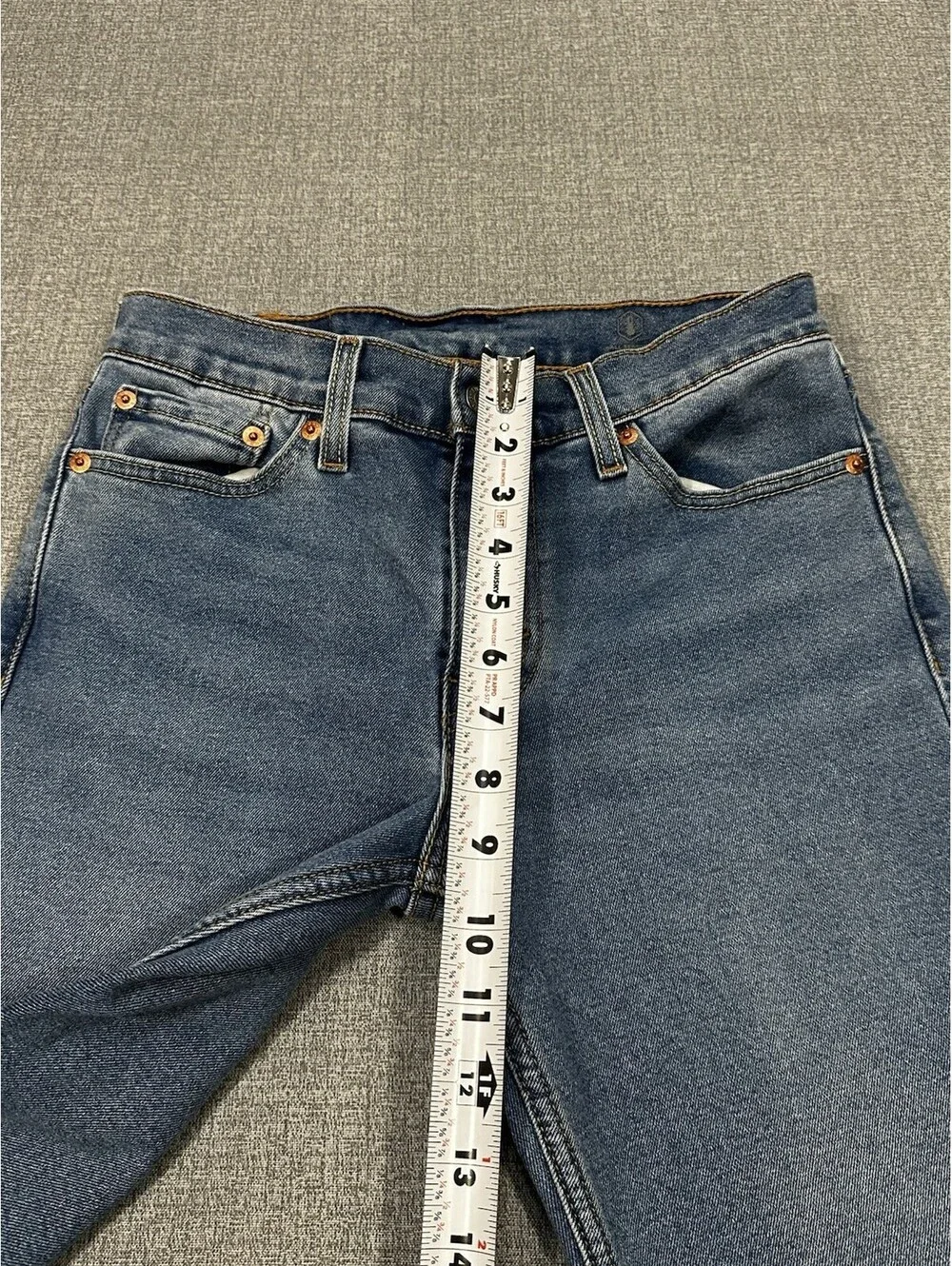 Levi’s 511 Slim Fit Jeans Men’s 28x27 Blue Denim Waterless Raw Hem